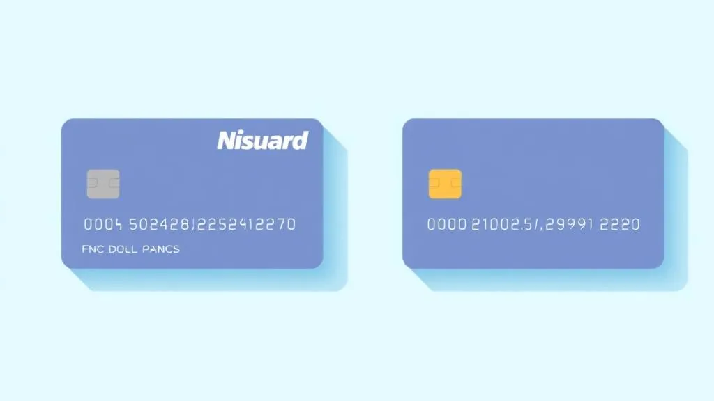 Illustration : deux cartes bancaires face à face — Indy et Qonto