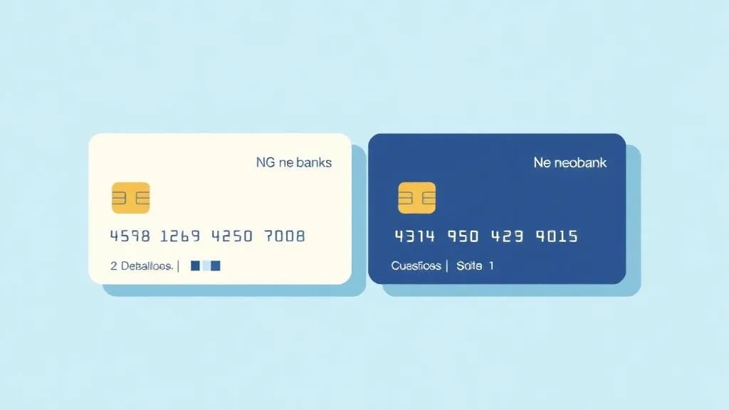 Illustration : deux cartes bancaires face à face — Indy et Shine