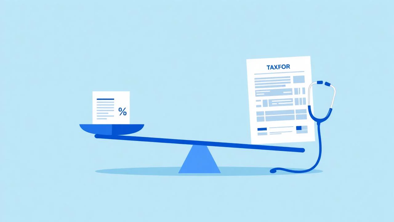 Illustration : balance comparant le régime micro-BNC et la déclaration contrôlée 2035